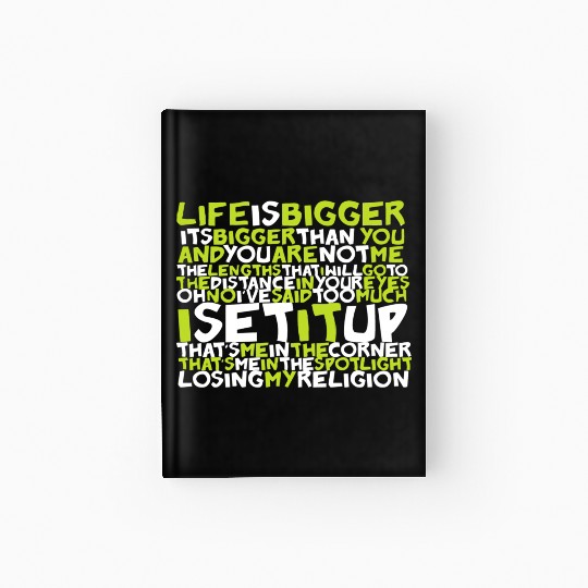 losing my religion Hardcover Journal
