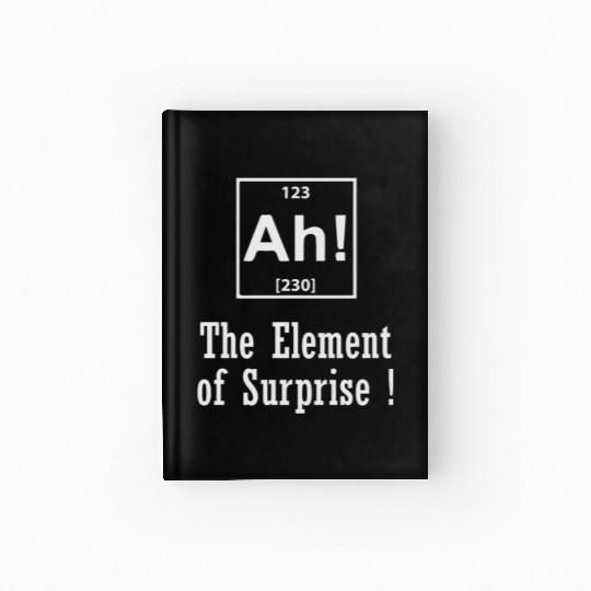 The Element of Surprise Hardcover Journal