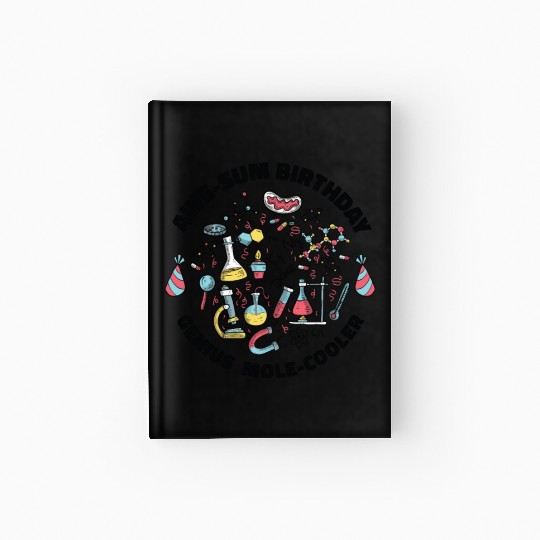 Science Theme Birthday Party Chemistry Scientist Hardcover Journal