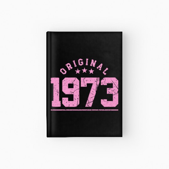 50 Years Vintage 1973 Retro 50th Birthday Hardcover Journal