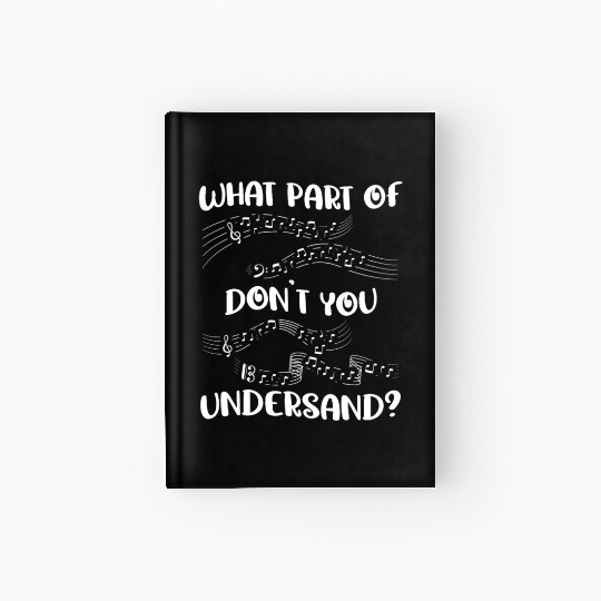 Music Teacher music nout Hardcover Journal