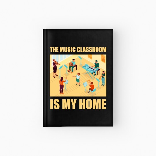 Music Teacher Hardcover Journal