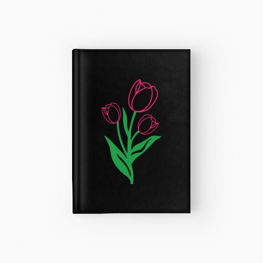 Tulip Gardening Colourful Hardcover Journal