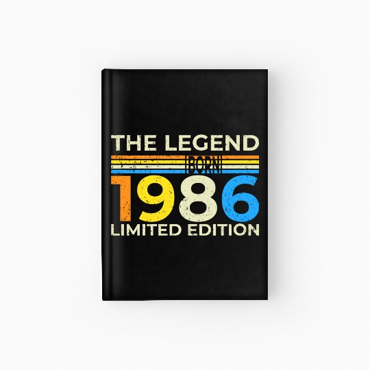 The Legend 1986 Born Limited Edition Hardcover Journal