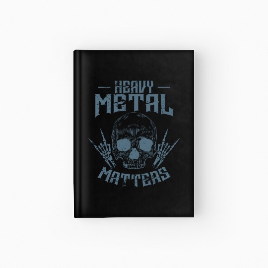 Heavy Metal Matters Bonehead Music Hardcover Journal