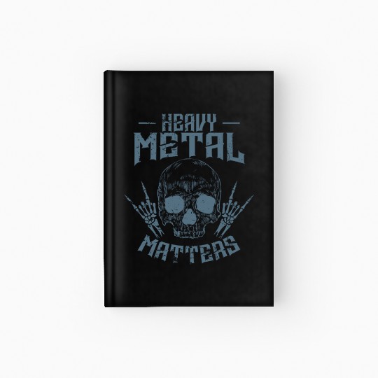 Heavy Metal Matters Bonehead Music Hardcover Journal