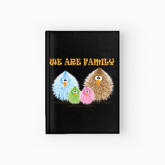 we are family 2 Hardcover Journal