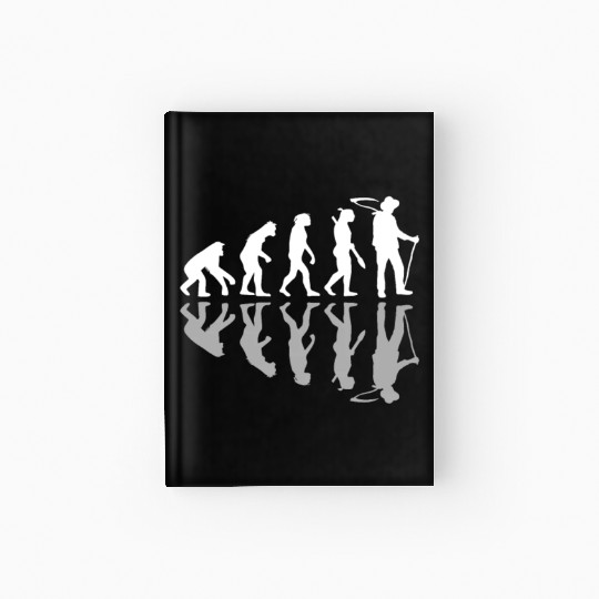 Human Evolution Farmer Farming Farm Lover Hardcover Journal