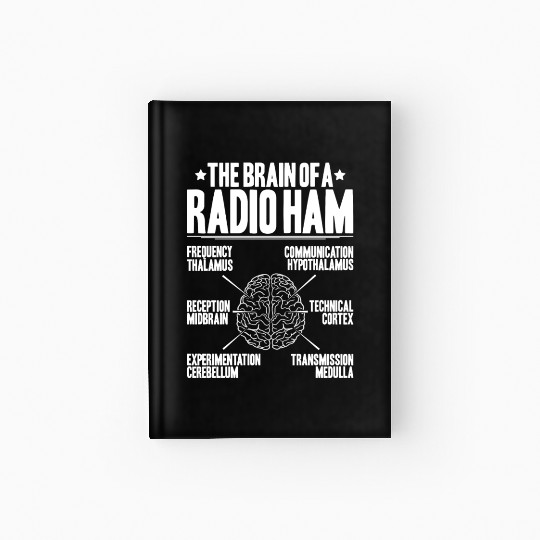 Radio Ham Amateur Radio Operator Ham Radio Hardcover Journal