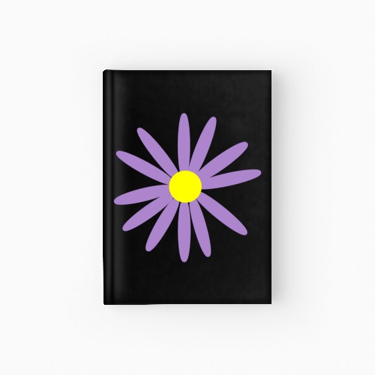Lavender Daisy Hardcover Journal