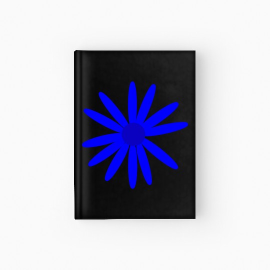 Blue Daisy Hardcover Journal