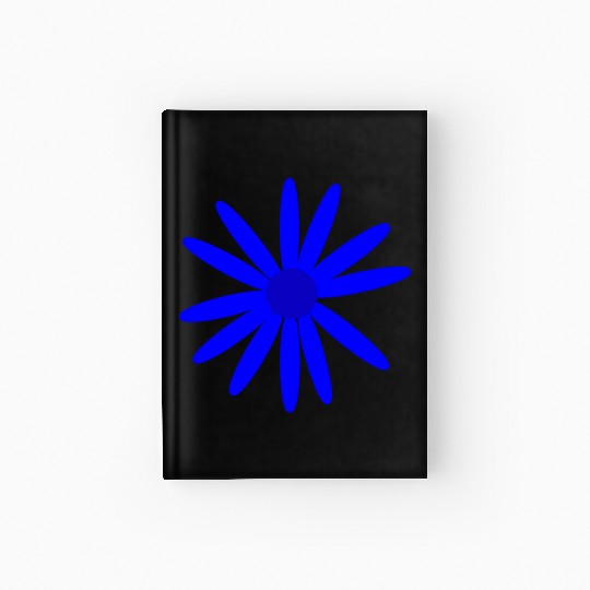 Blue Daisy Hardcover Journal