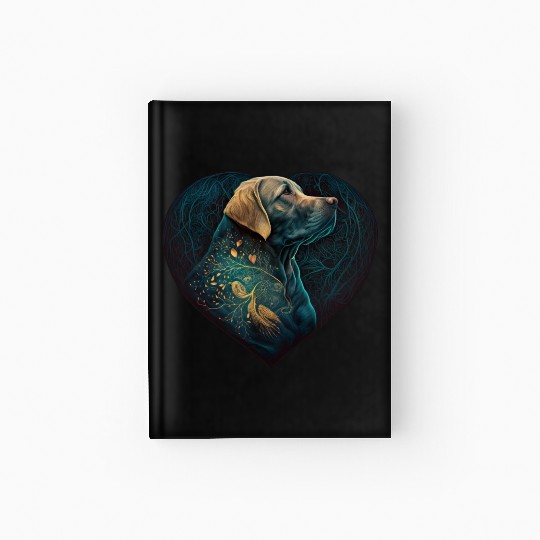 Dog Heart Love Dog Lovers Gifts Hardcover Journal
