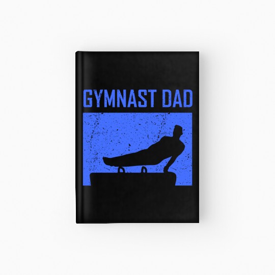 Gymnast Dad Sports Gymnasts Lover Gymnastics Hardcover Journal