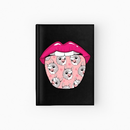 Llama Tongue Hardcover Journal