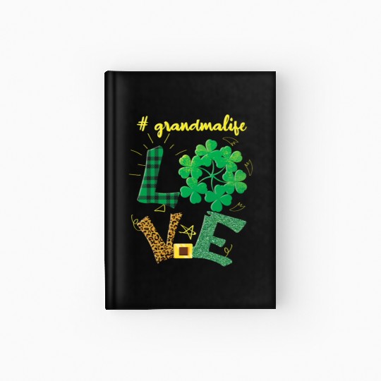 Love Grandma Shamrock Saint Patrick Day Hardcover Journal
