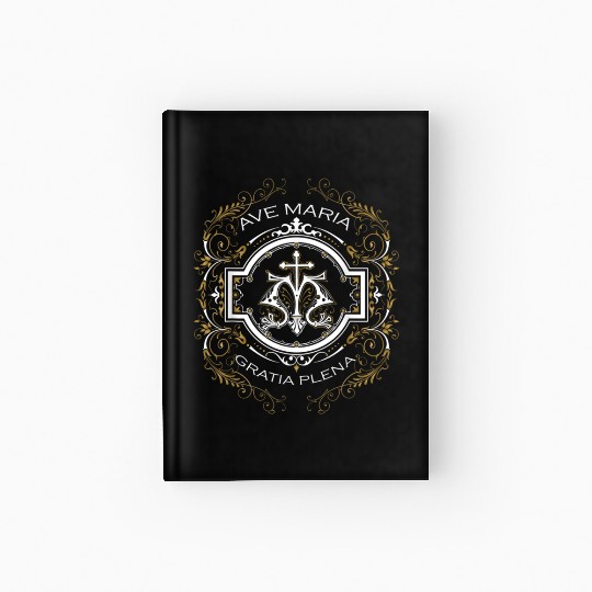 Ave Maria Schubert Latin Mass Blessed Mother Mary Hardcover Journal