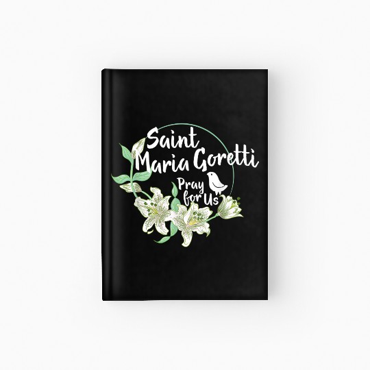 St. Maria Goretti Purity Catholic Saints Lily Symb Hardcover Journal