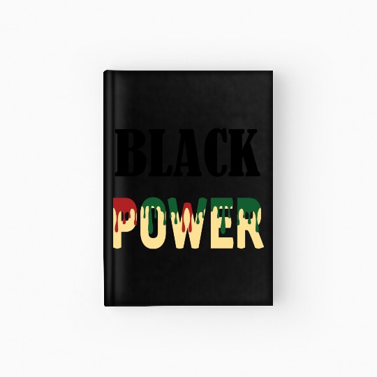 Black Power Hardcover Journal