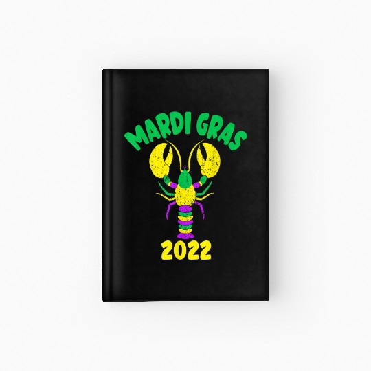 Mardi Gras 2022 Mardi Gras Crawfish Outfit Women K Hardcover Journal