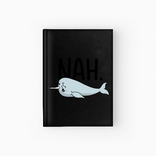 Procrastinating Narwhal Lover Aquatic Animals Hardcover Journal