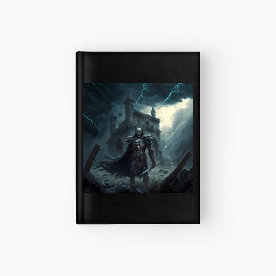 Death Knight in Thunderstorm Hardcover Journal