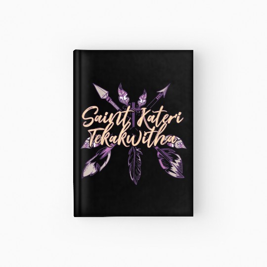St Kateri Tekakwitha Saint Catholic Lily of the Mo Hardcover Journal