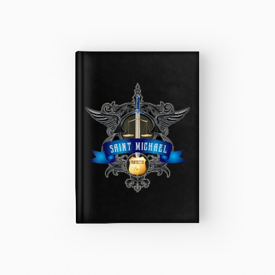 Saint Michael Patron Saint of Police Officers Cath Hardcover Journal