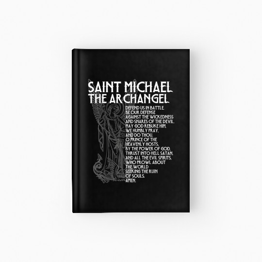 Saint Michael the Archangel Prayer Catholic Tradit Hardcover Journal