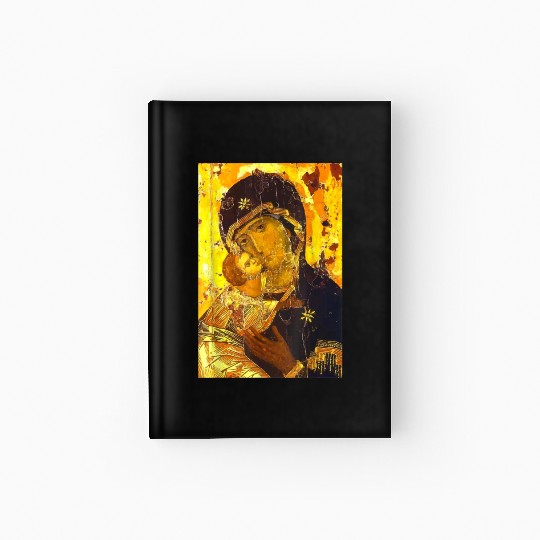 Theotokos Icon Our Lady of Vladamir Mother God Vir Hardcover Journal