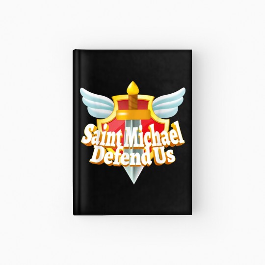 St. Michael the Archangel Icon Dragon Catholic Ang Hardcover Journal