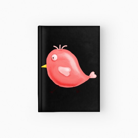 painting bird Hardcover Journal