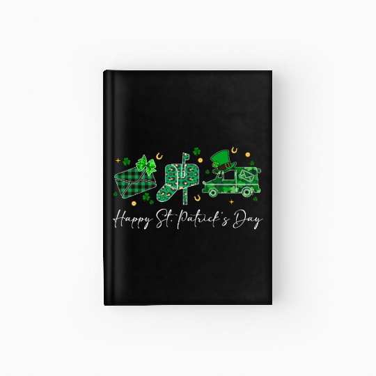 Happy Valentine's Day Postal Worker Valentine Gift Hardcover Journal