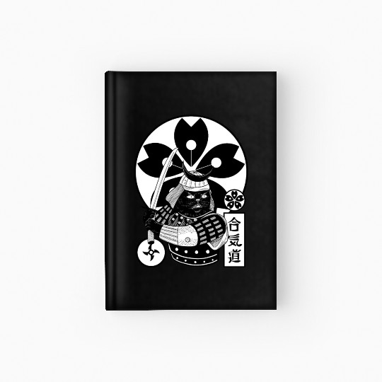 Samurai Cat Hardcover Journal