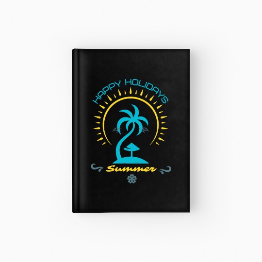 Happy Holidays Summer Hardcover Journal