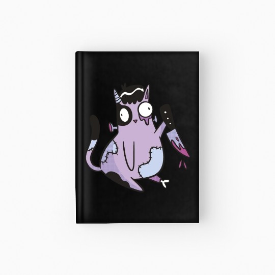 Zombie cat knife Zombie cat knife inspiration stor Hardcover Journal