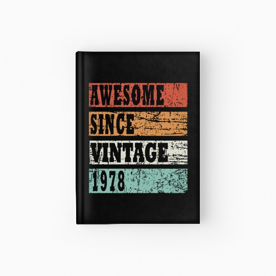 1978 bday gift idea Hardcover Journal