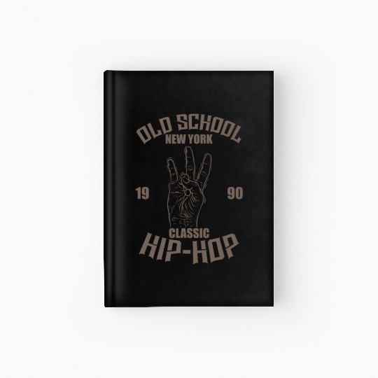Old School New York 1990 Classic Hip Hop Rap Hardcover Journal