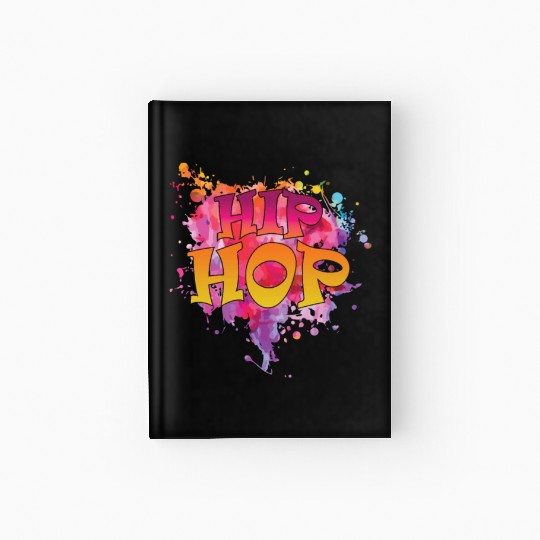 Hip Hop Genre Rap Freestyle Hardcover Journal
