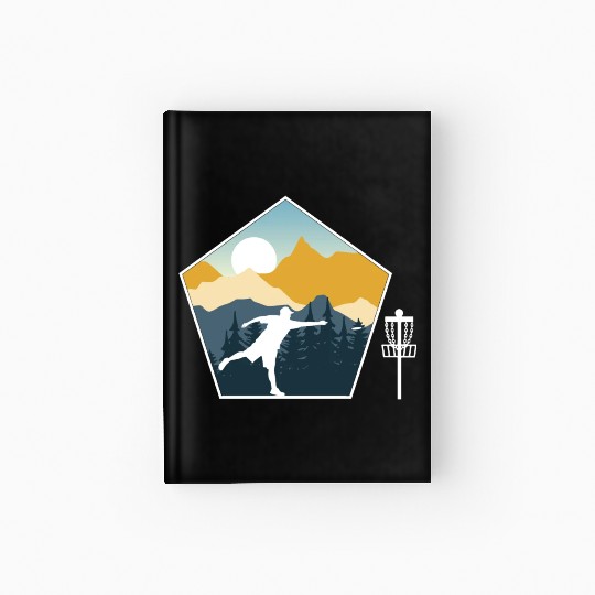 Disc Golf Disc Golfing Ultimate Frisbee Natur Hardcover Journal