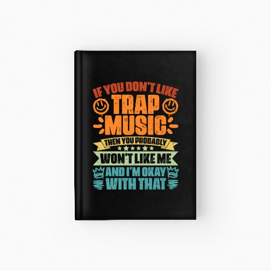Vintage Trap Music Trapping Humor For A Trap Music Hardcover Journal
