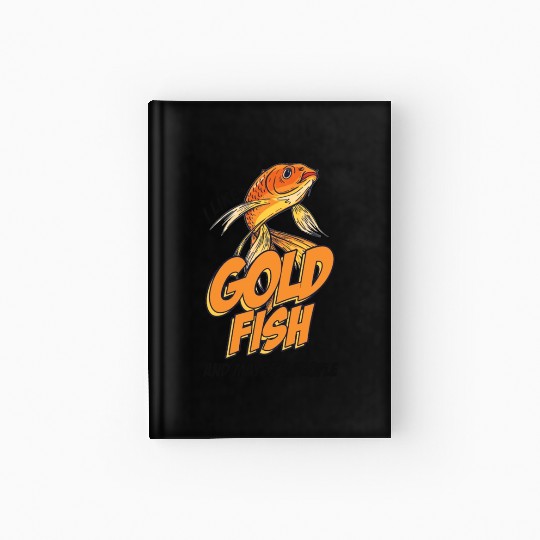 Like Goldfish And 3 People Carp Japan Aquarium Hardcover Journal