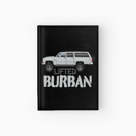 burban Light Silver Hardcover Journal