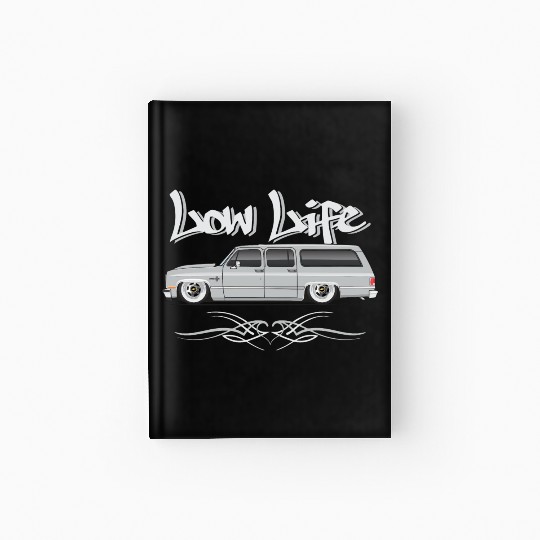 low life Light Silver Hardcover Journal