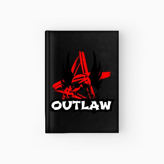 Skull - Bad Ass - Outlaw Hardcover Journal