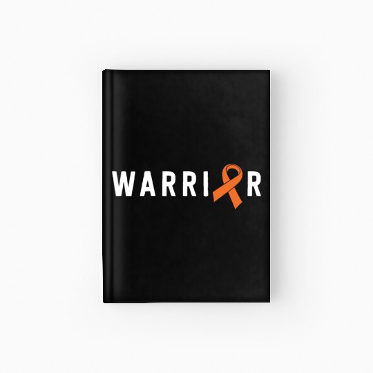 Leukemia Warrior Lymphoma Cancer Orange Ribbon Hardcover Journal