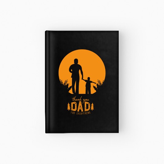 Dad Thank You Hardcover Journal