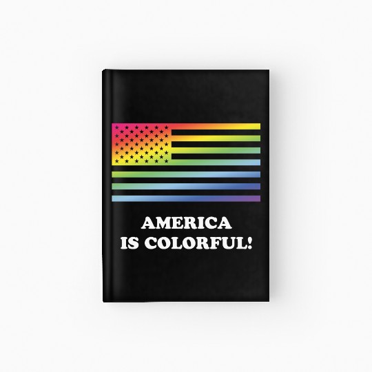 America Is Colorful! (Stars And Stripes) Hardcover Journal