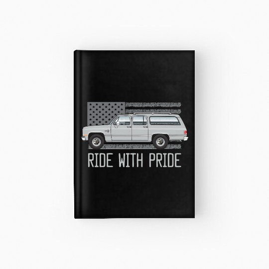 ride Light Silver Hardcover Journal