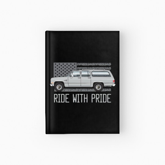 ride Light Silver Hardcover Journal